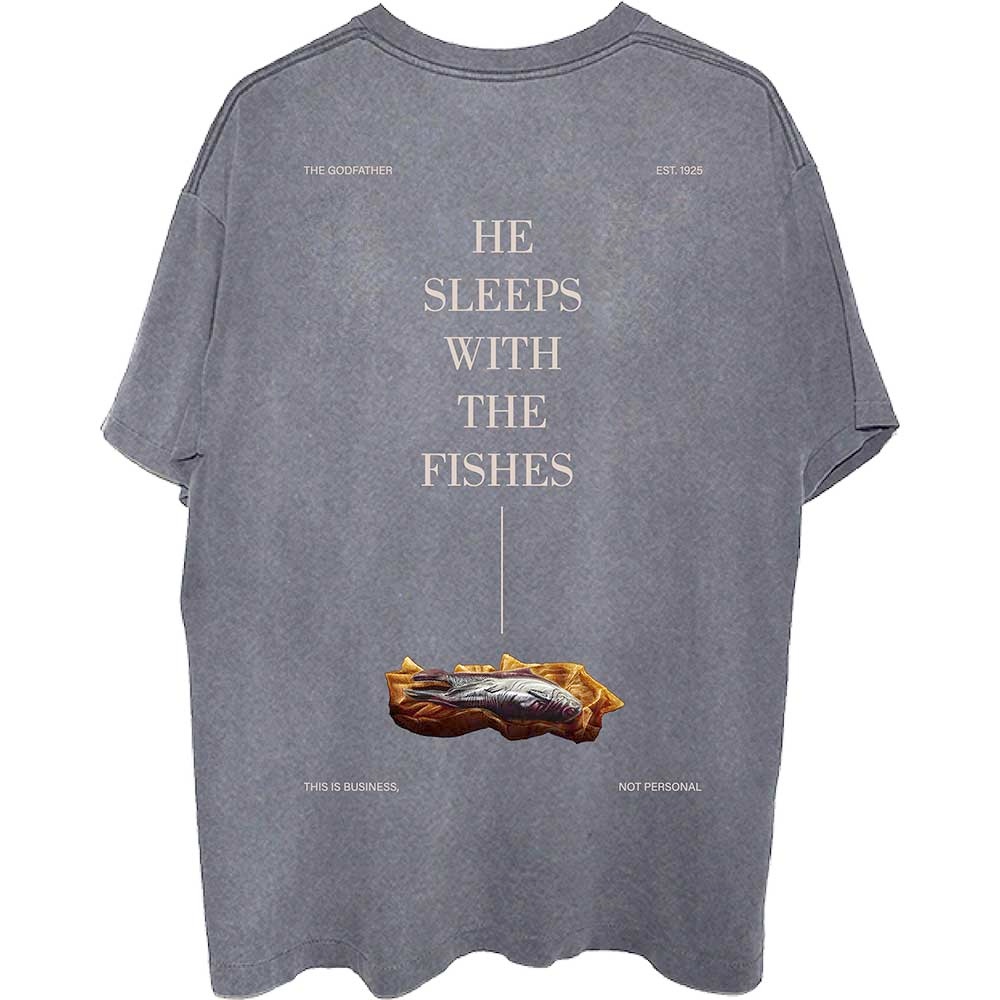 The Godfather - Sleeps With The Fishes T-shirt Homme - Gris